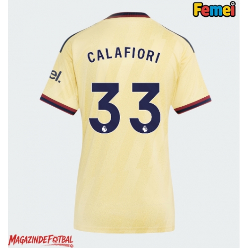 Arsenal Riccardo Calafiori #33 Tricou Fotbal Replică 2026-27 Femei Treilea Arsenal Riccardo Calafiori #33 Tricou Fotbal Replică 2026-27 Femei Treilea